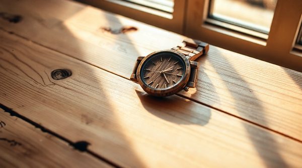 Choisissez une montre en bois pour un style écoresponsable chic.